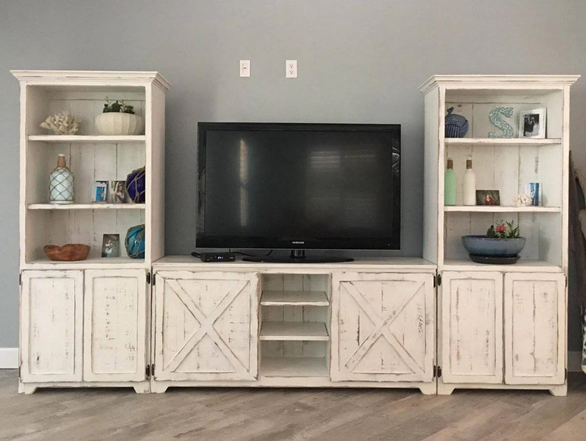 Bradenton Farmhouse Entertainment Center |TV Stand | Media Console | Living Room Furniture - Image 6