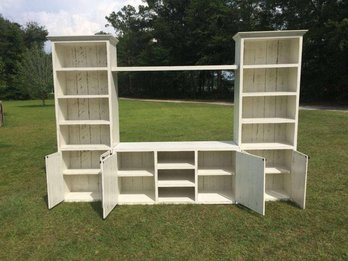 Texas Custom Wood Entertainment Center | Solid Wood TV Stand with Storage | Handcrafted Media Console - Image 7